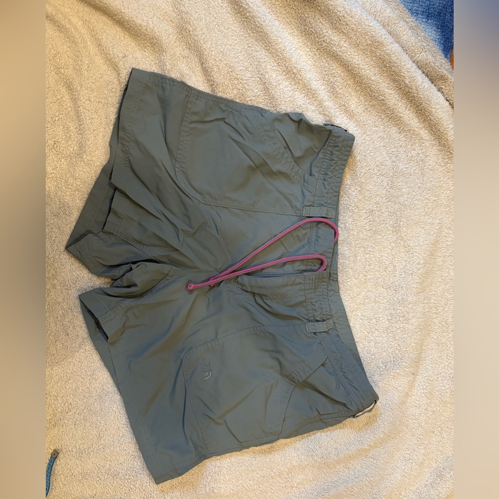 The North Face Women's Athletic Shorts - Gray with Pink Accents